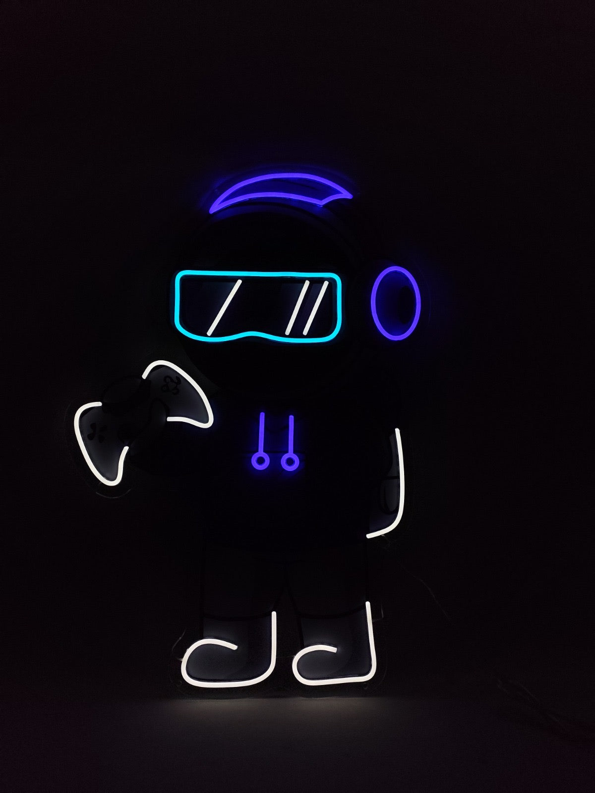Gamer Astronaut LED Sign