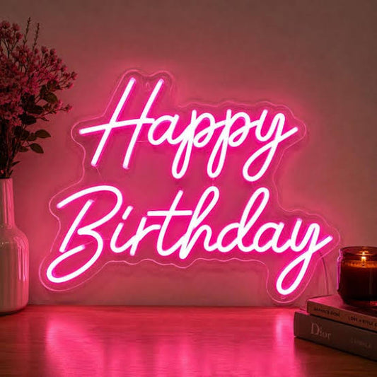 HAPPY BIRTHDAY LED sign